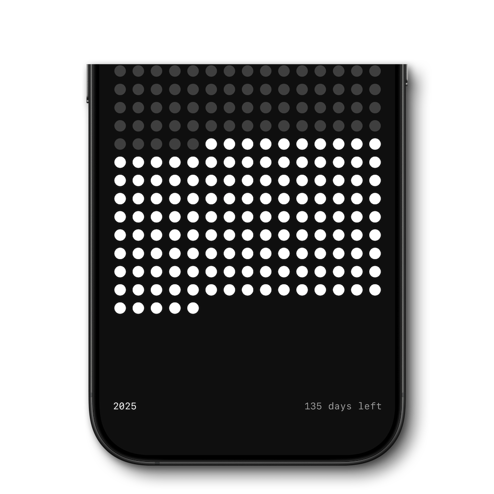 Minimal design focusing on time